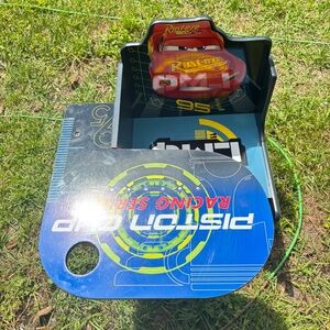 Cars Lightning McQueen Kids Racing Play Tray - Red/Blue